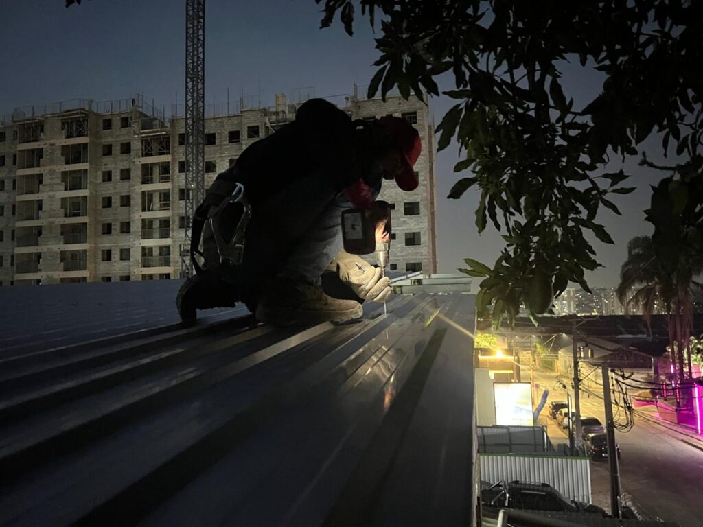manutenção de coberturas industriais